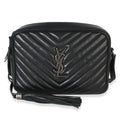 Black Matelasse Calfskin Lou Camera Bag