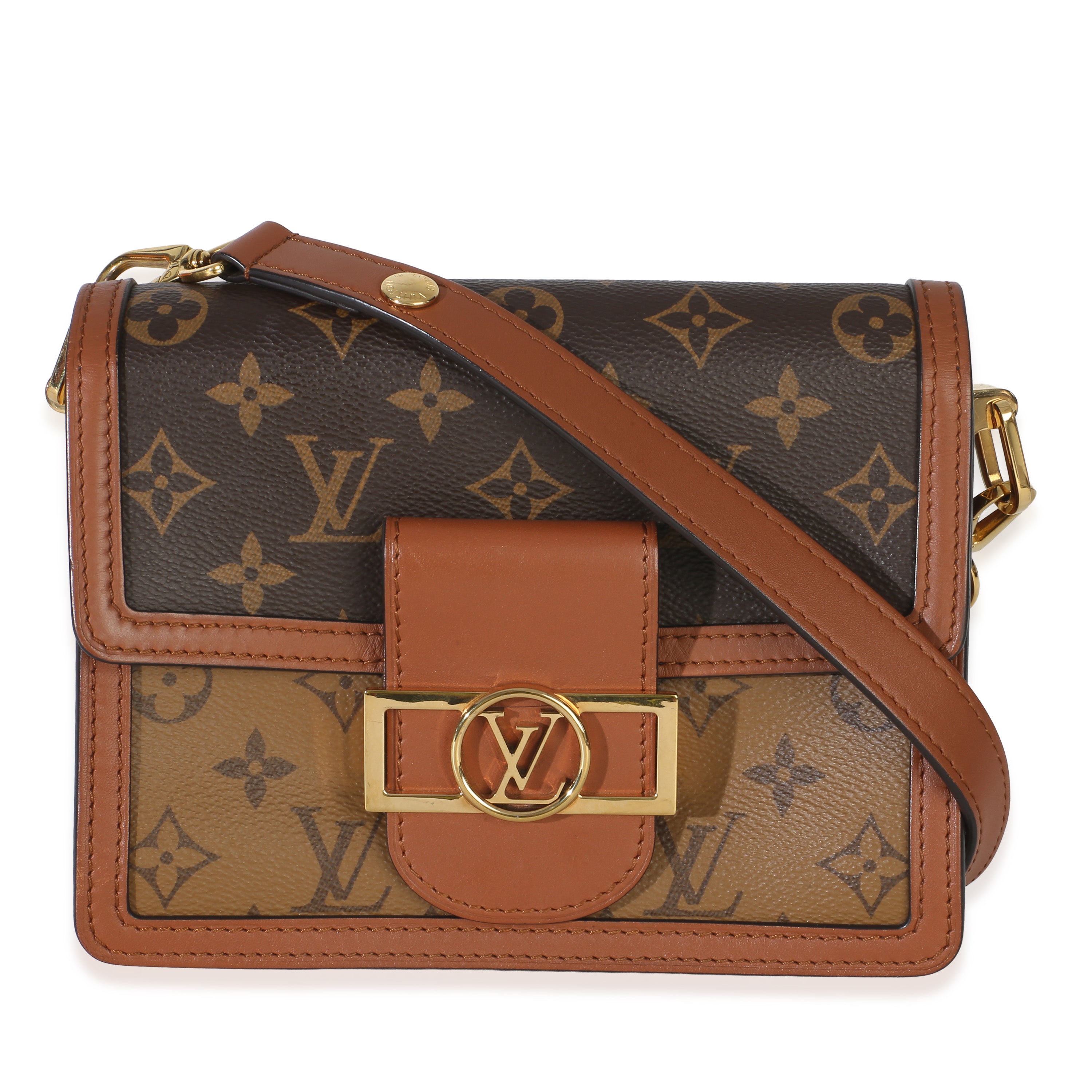 Reverse Monogram Canvas Mini Dauphine