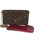 Fuchsia Monogram Canvas Felicie Pochette