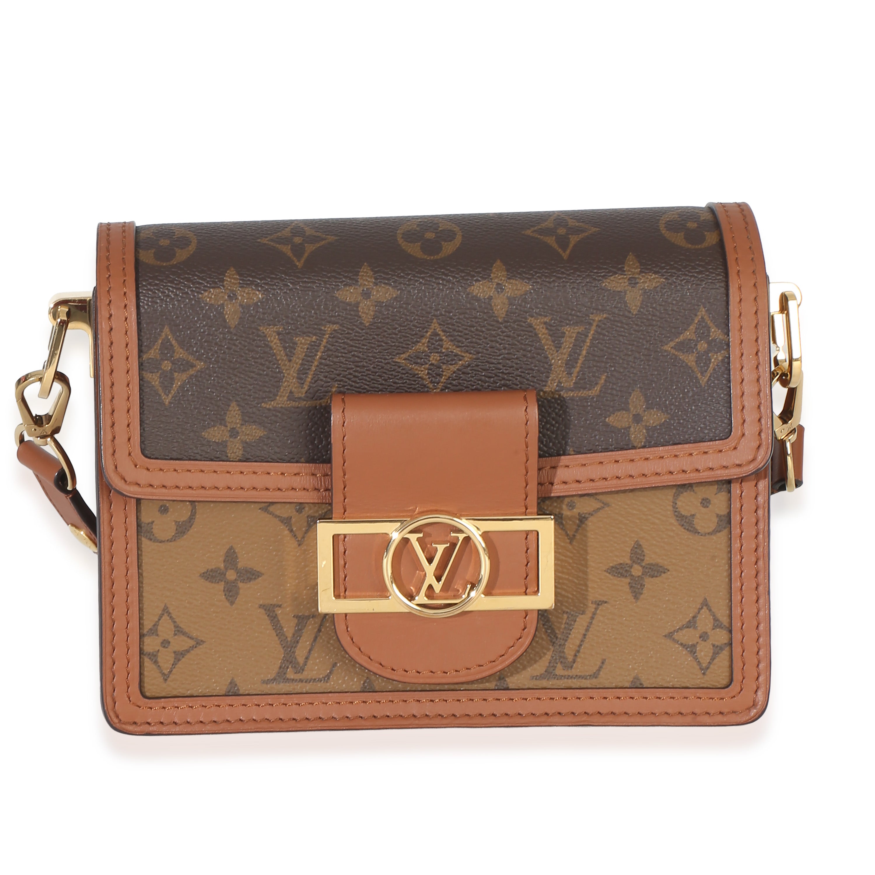 Reverse Monogram Canvas Mini Dauphine