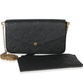 Black Monogram Empreinte Felicie Pochette