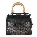 Black Goyardine Canvas Saigon Souple Mini