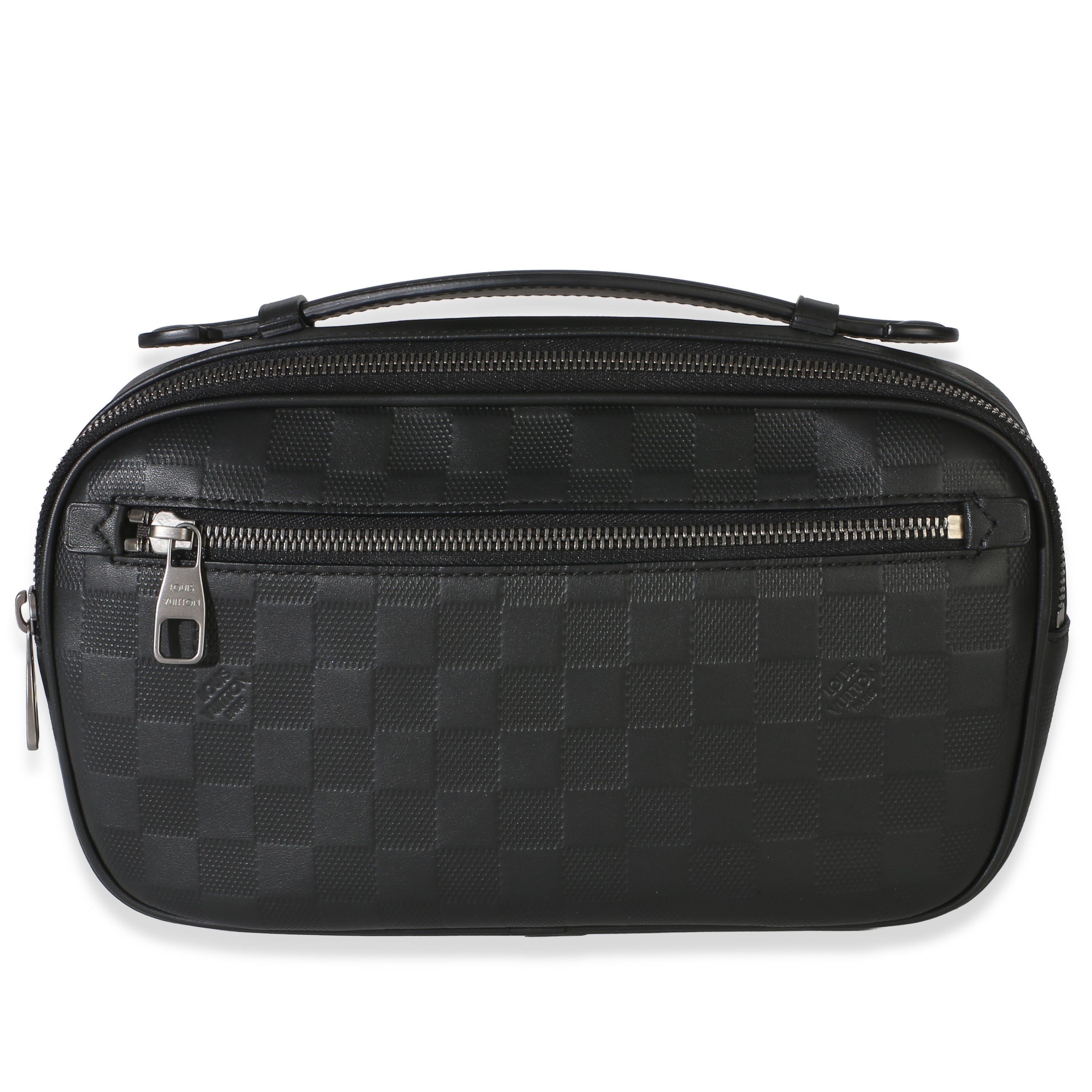 Black Damier Infini Ambler Belt Bag