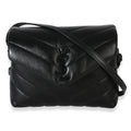 Black Monochrome Calfskin Y Quilted Toy Loulou Crossbody