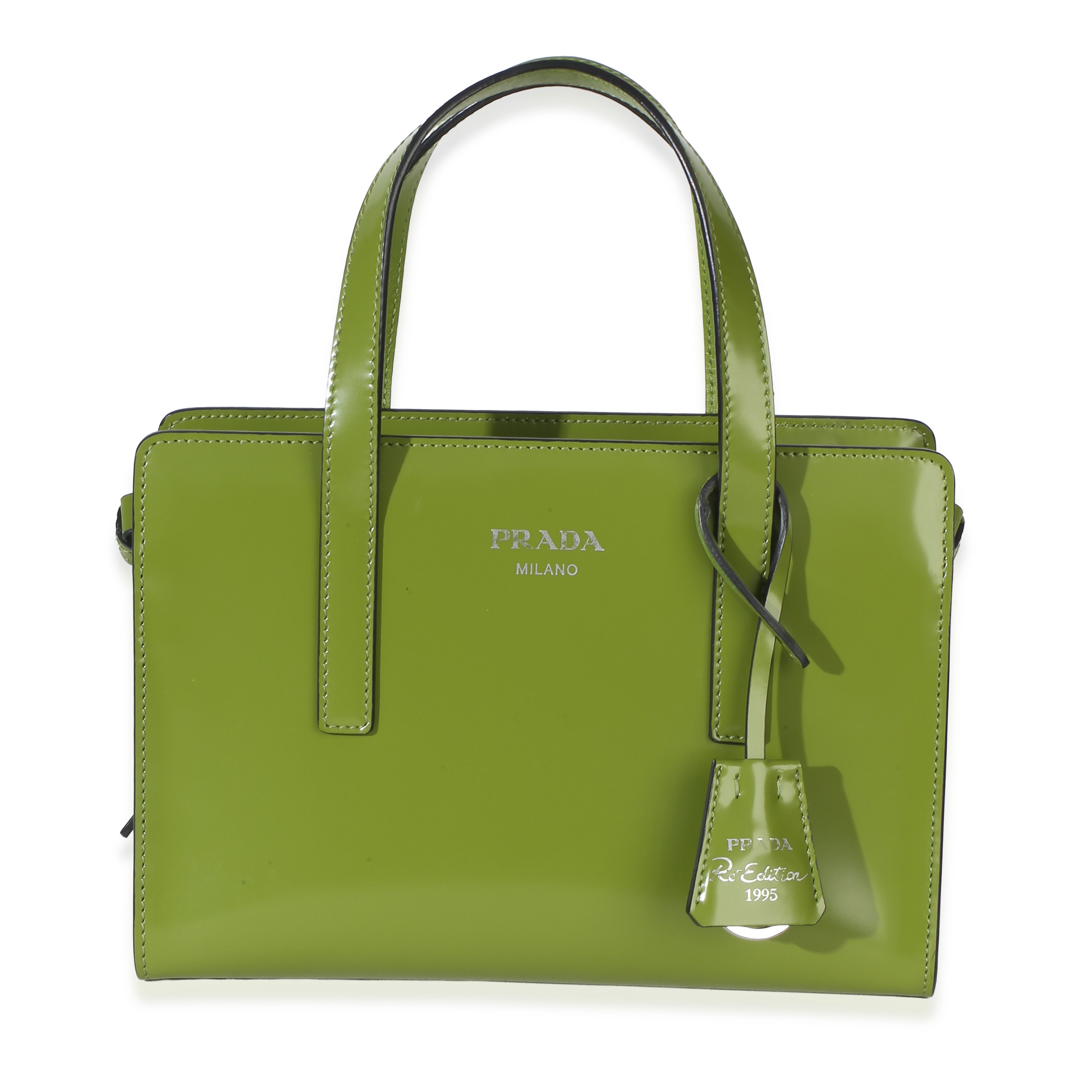 Green Brushed Leather Mini Re-Edition 1995 Mini Bag