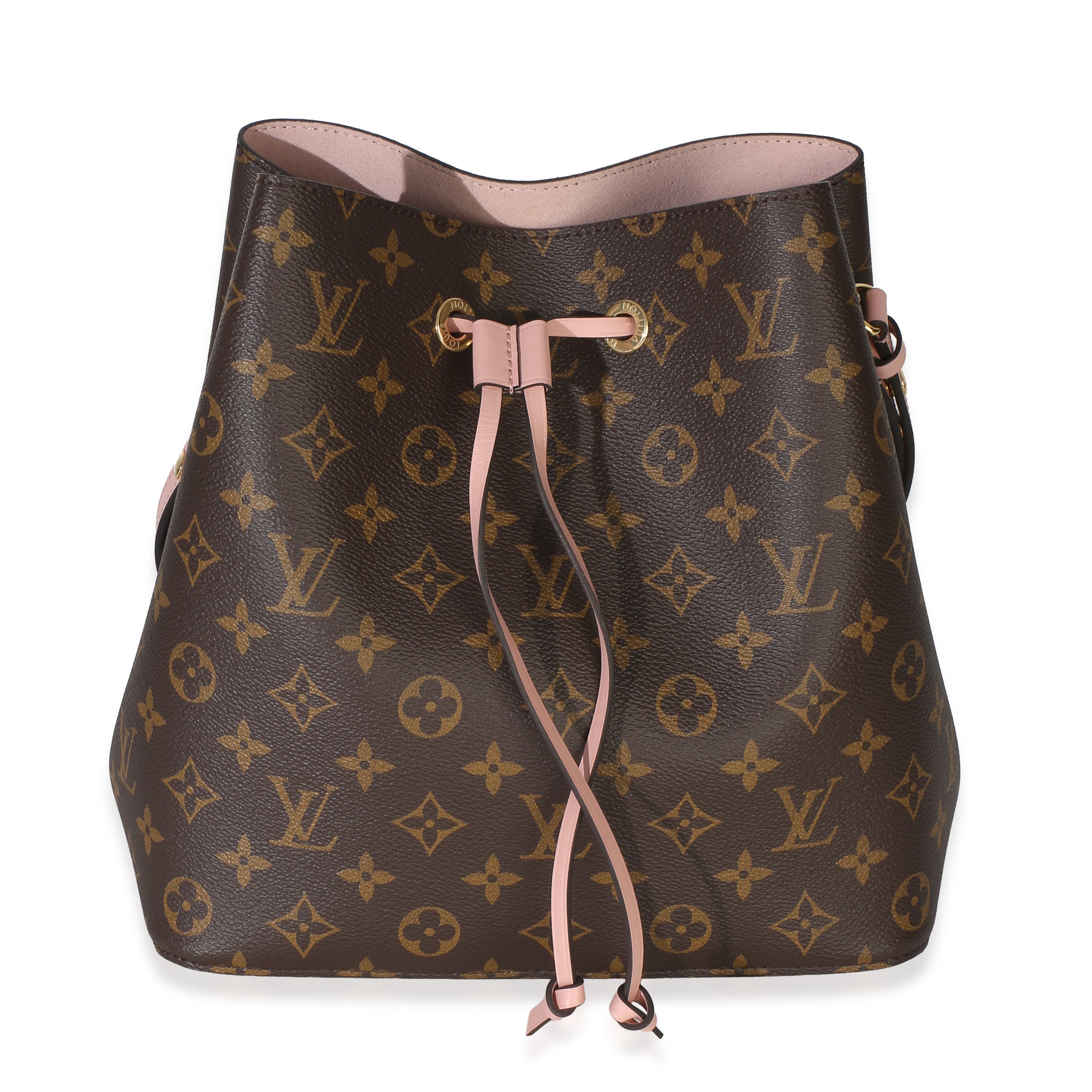 Rose Poudre Damier Ebene Canvas Neonoe MM