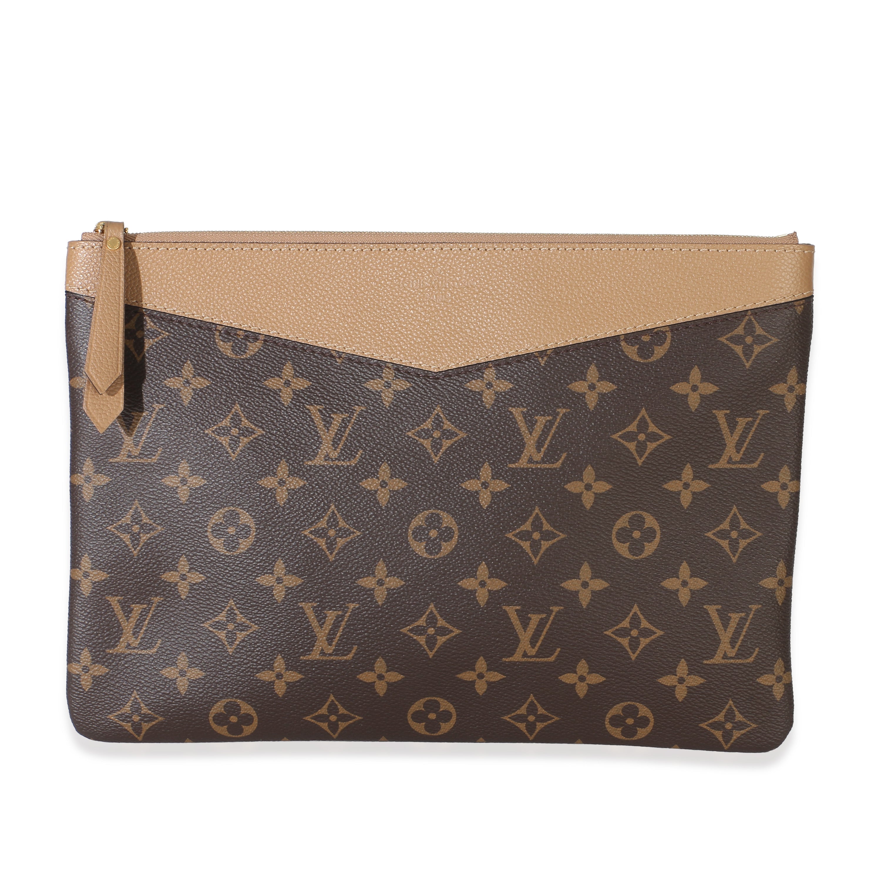 Monogram Canvas Daily Pouch Sesame