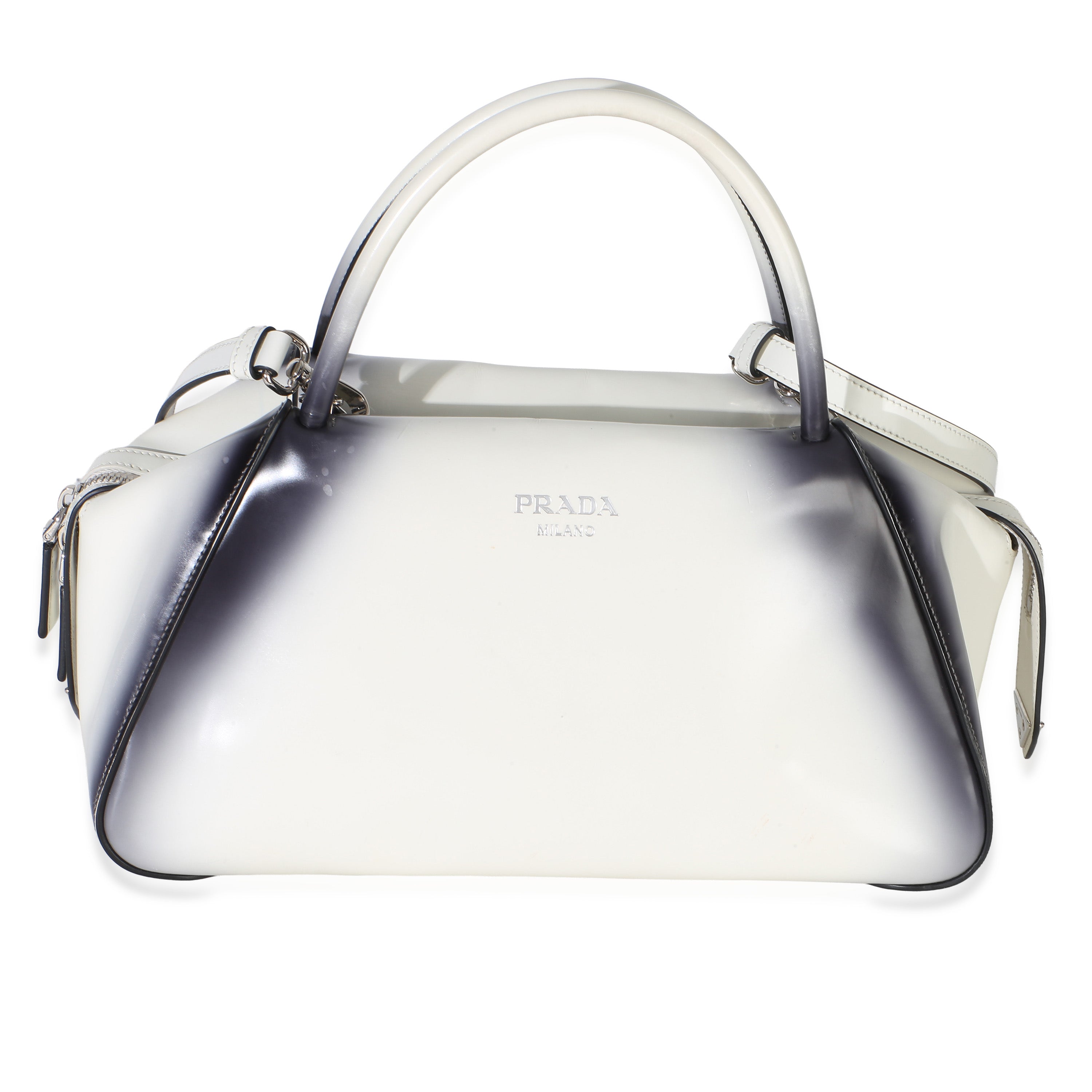 White Sfumato Spazzolato Medium Supernova Bag