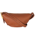 Cognac Smooth Calfskin Low Key Bumbag