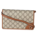GG Supreme Monogram Textured Calfskin Emblem Super Mini Shoulder Bag