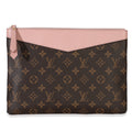 Rose Poudre Monogram Canvas Daily Pouch