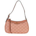 Light Pink GG Canvas Small Ophidia Shoulder Bag