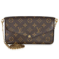 Fuchsia Monogram Canvas Felicie Pochette