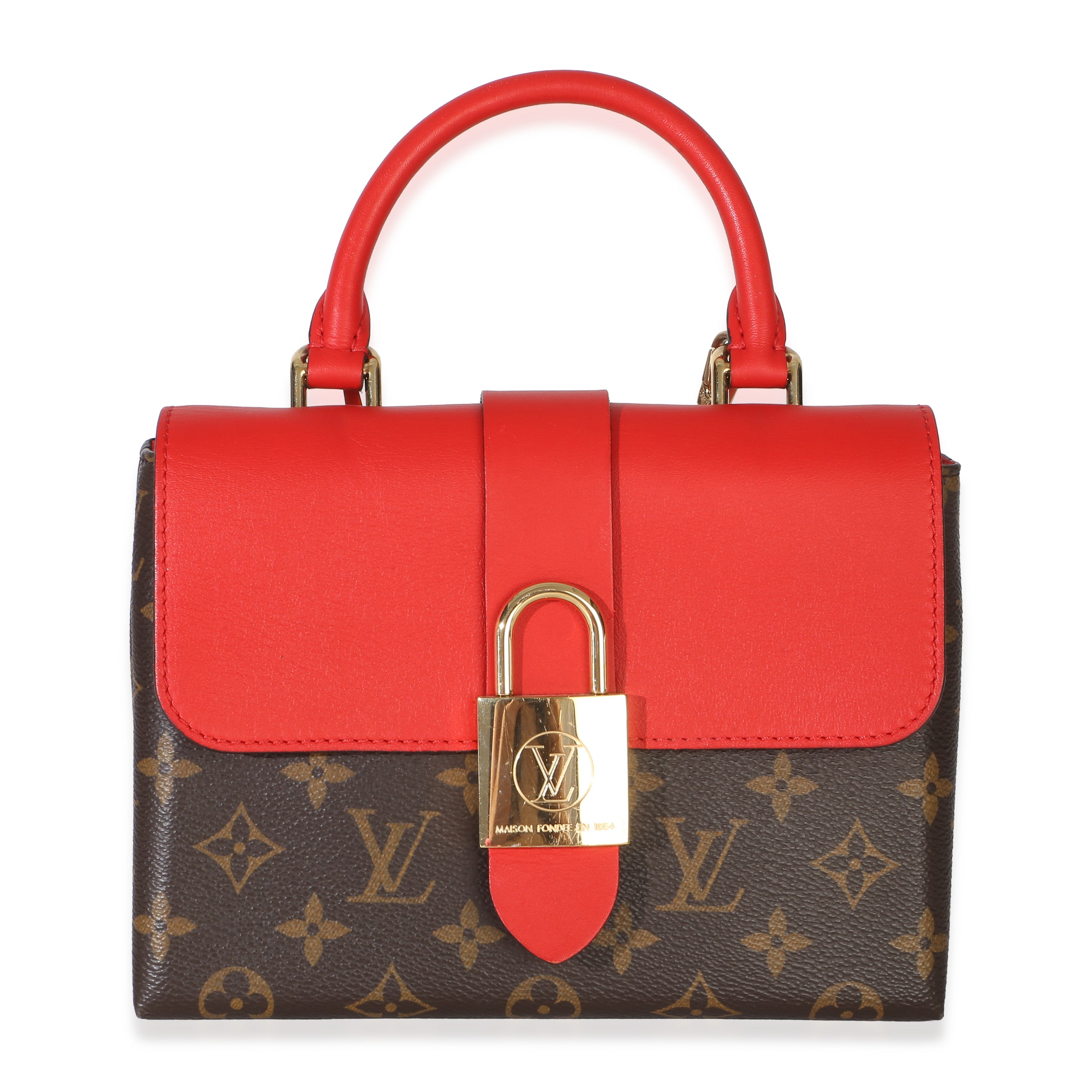 Coquelicot Monogram Canvas Locky BB