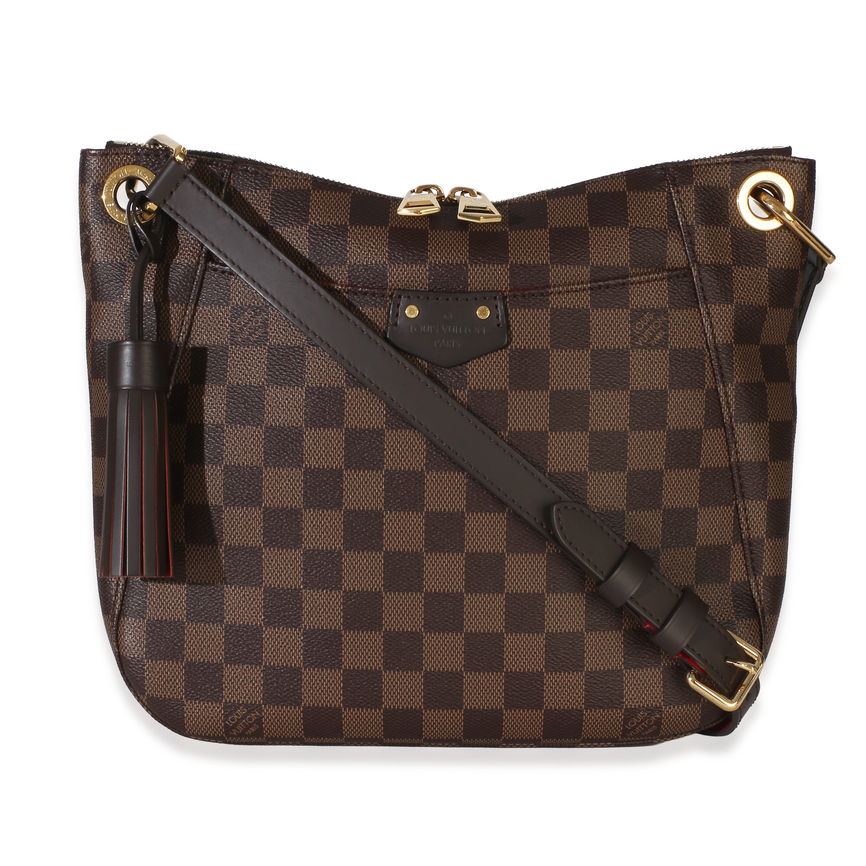 Damier Ebene Canvas South Bank Besace