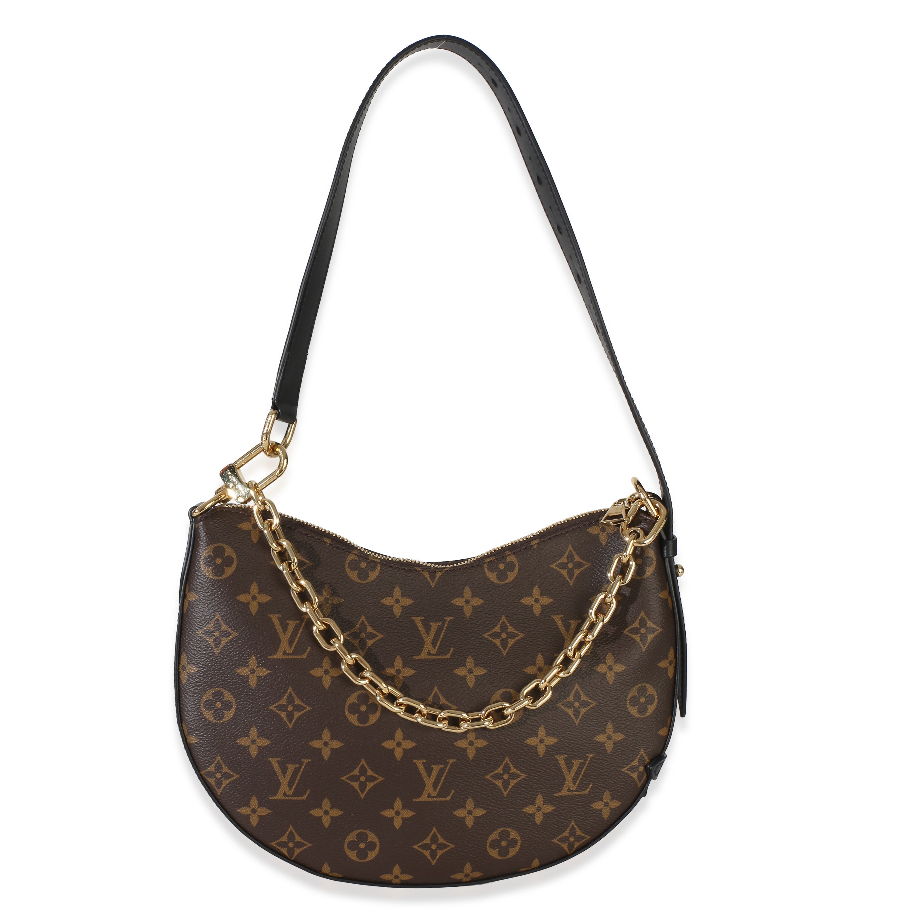 Black Monogram Canvas Cookie BB