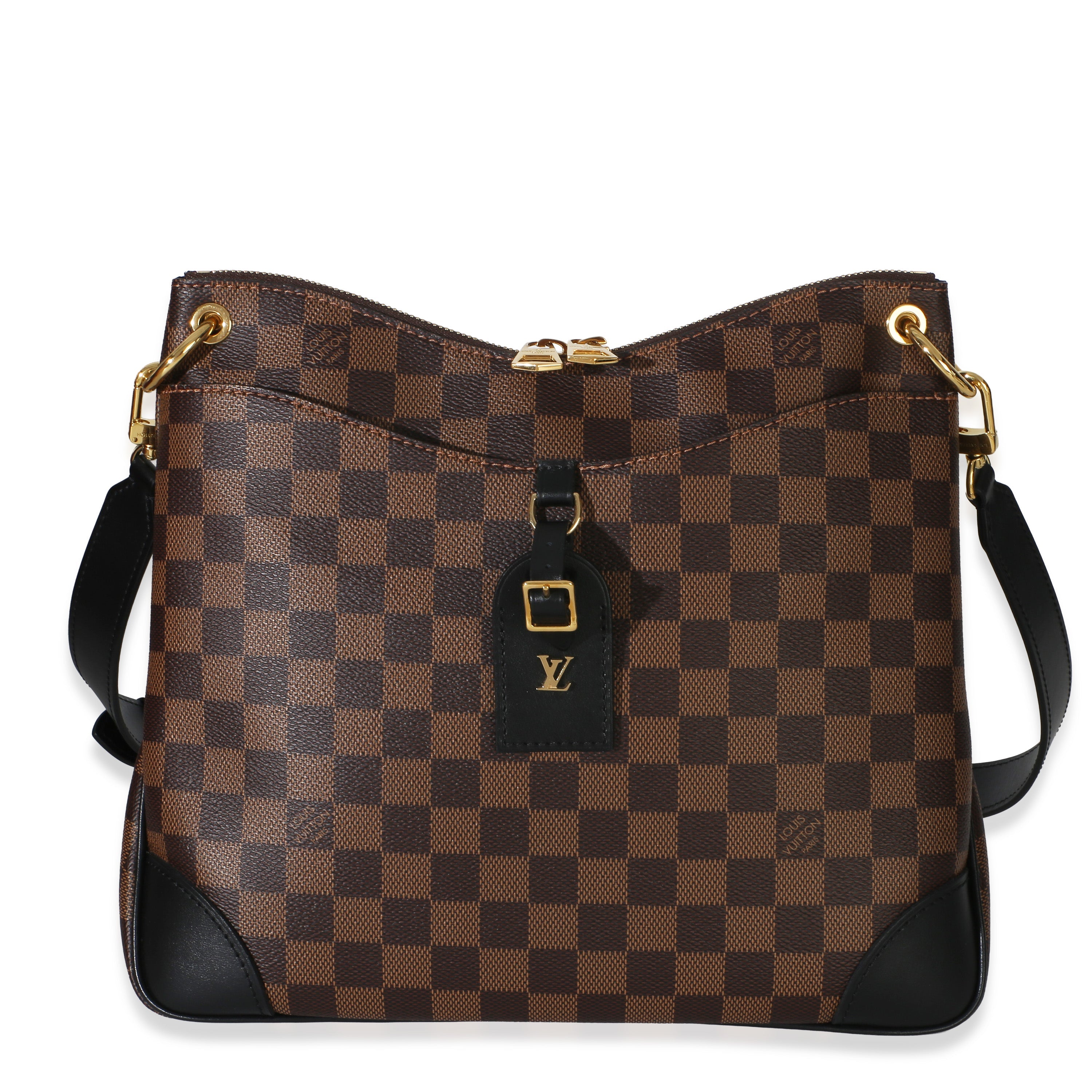 Black Damier Ebene Canvas Odeon MM