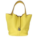 Lime Mimosa Clemence Niloticus Crocodile Touch Picotin Lock 22 PHW