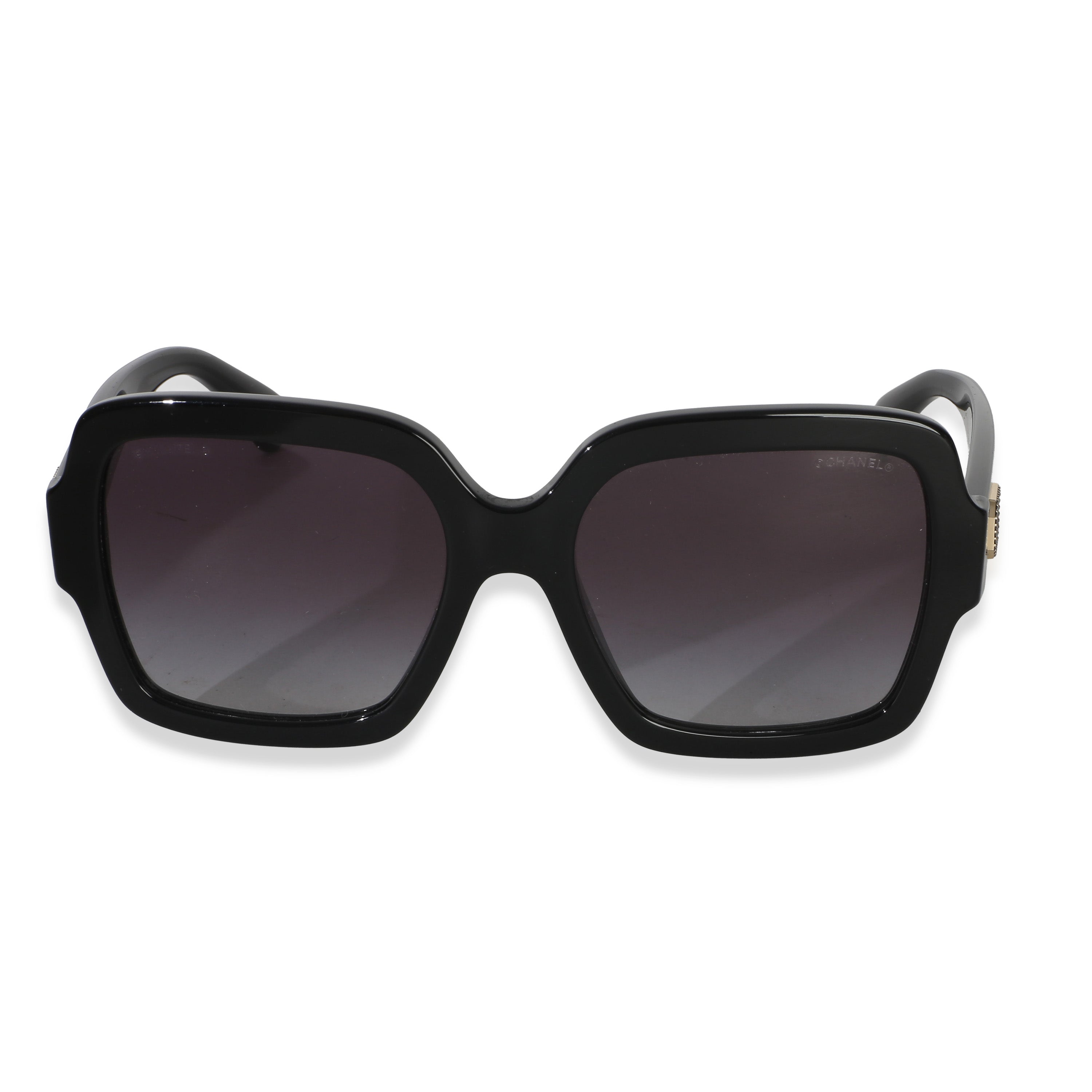 Black CC Rectangle Lens Sunglasses