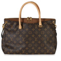 Havane Monogram Canvas Pallas Tote MM