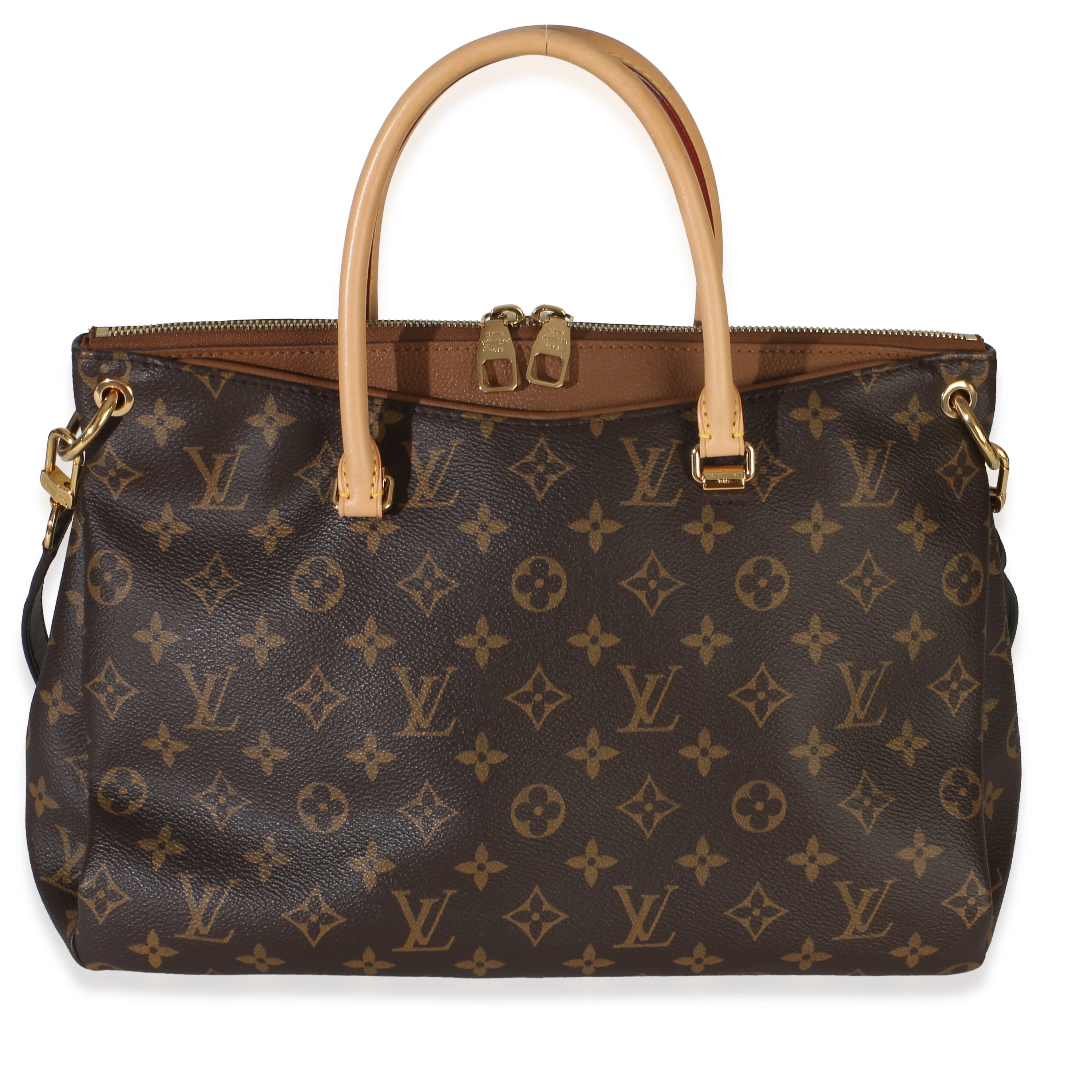 Havane Monogram Canvas Pallas Tote MM
