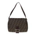 Brown Zucca Canvas Mama Baguette