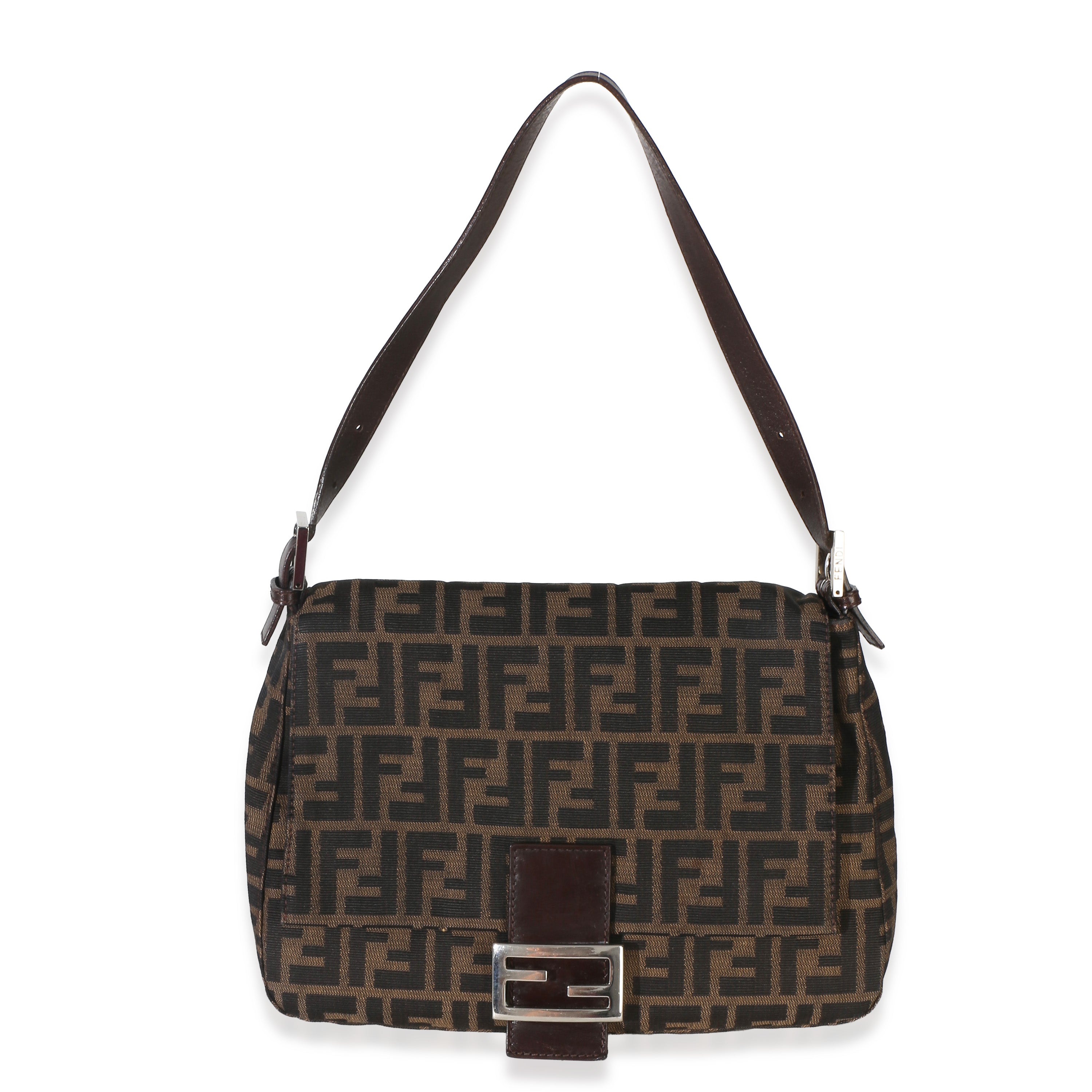 Brown Zucca Canvas Mama Baguette