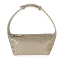 Beige Nappa Intrecciato Mini Wallace Top Handle
