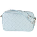 Light Blue Nappa Intrecciato Small Crossbody