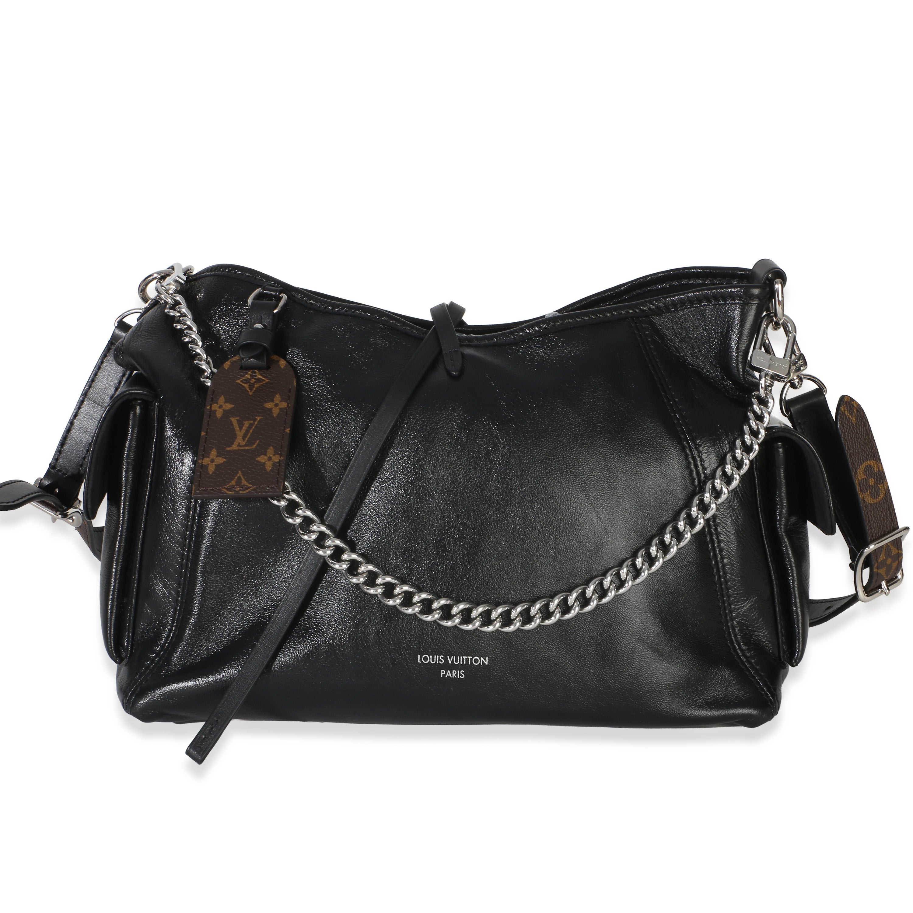 Black Lambskin Carryall Cargo Vibe PM
