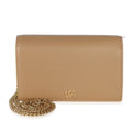 Light Pink Green Dollar Calfskin GG Marmont Wallet On Chain