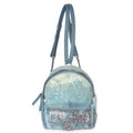 Blue Multicolor Sequin Waterfall Mini Backpack