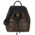 Black Monogram Canvas Montsouris Backpack PM NM