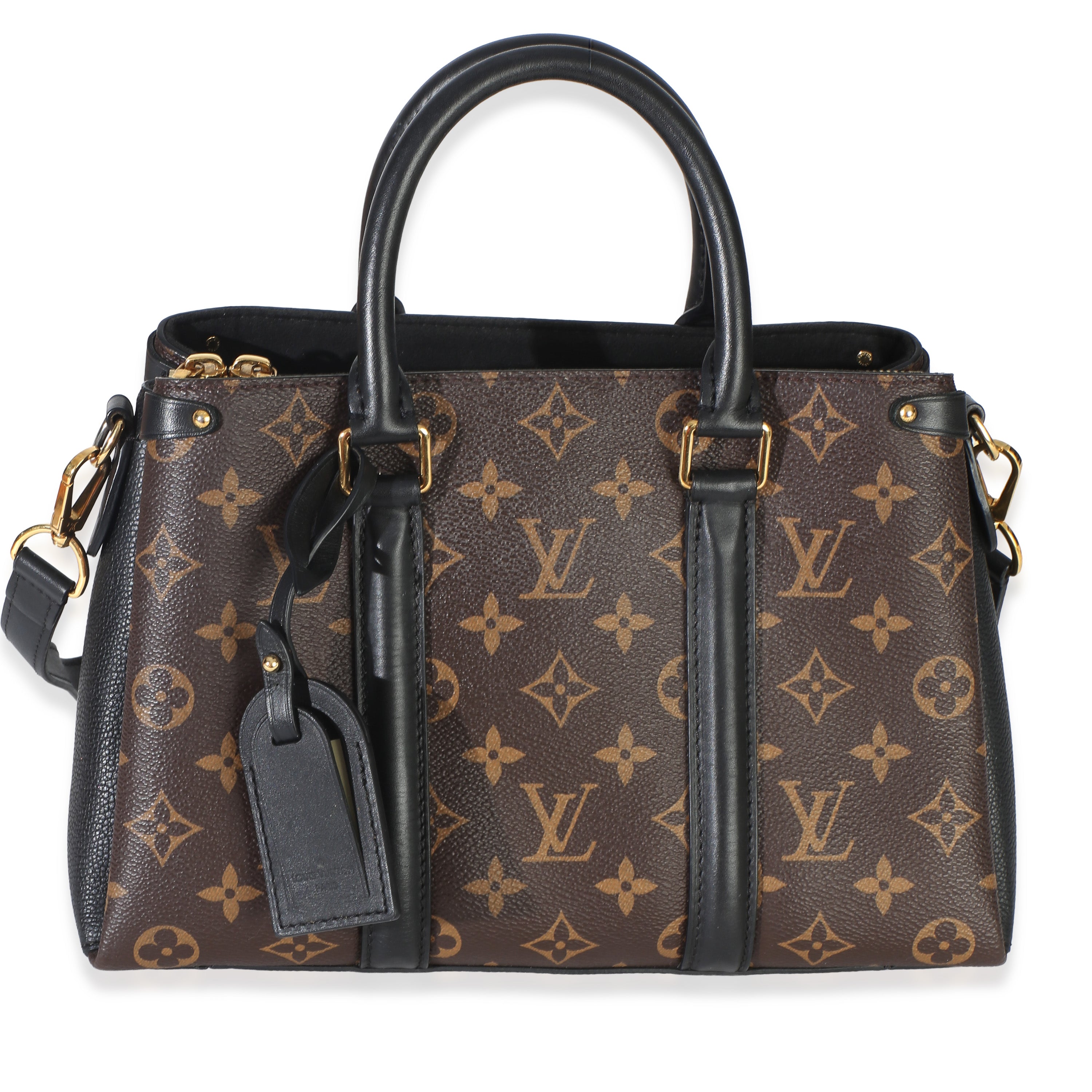 Black Monogram Canvas Soufflot BB