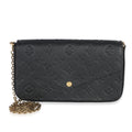 Black Monogram Empreinte Felicie Pochette