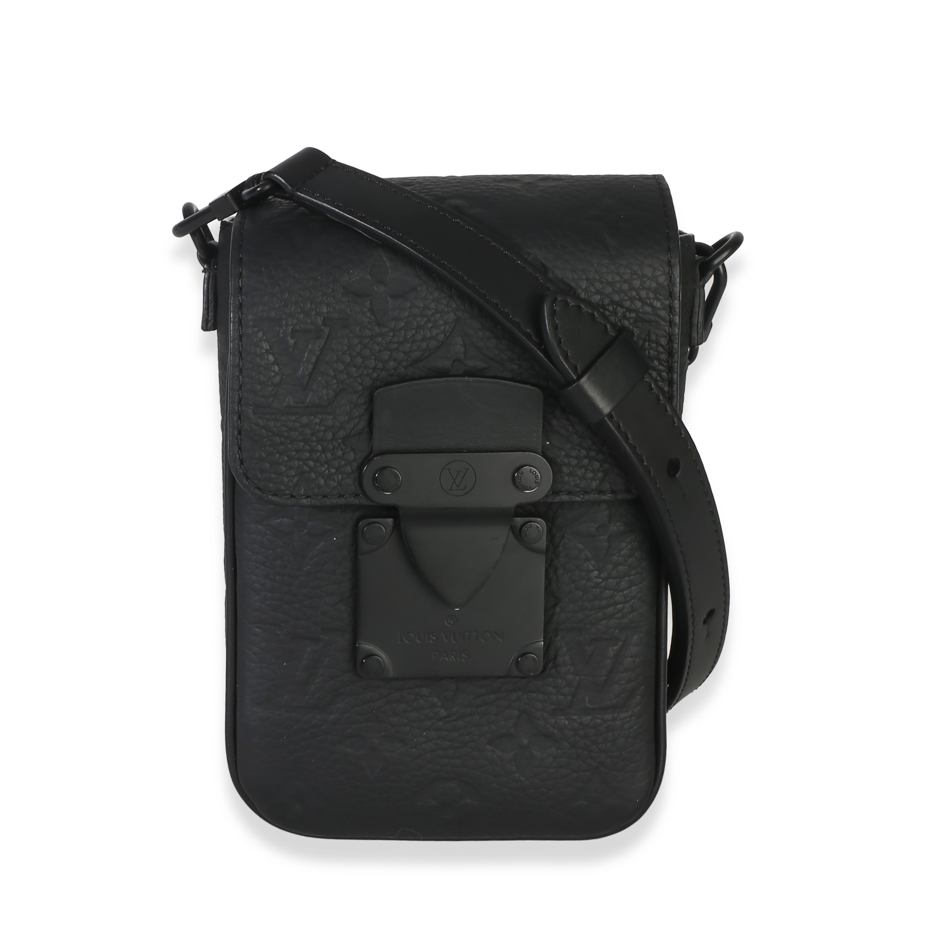 Black Monogram Taurillon S Lock Wearable Wallet