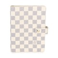 Damier Azur Canvas Medium Ring Agenda Cover