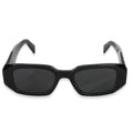 Black Acetate Square Frame Symbole Sunglasses