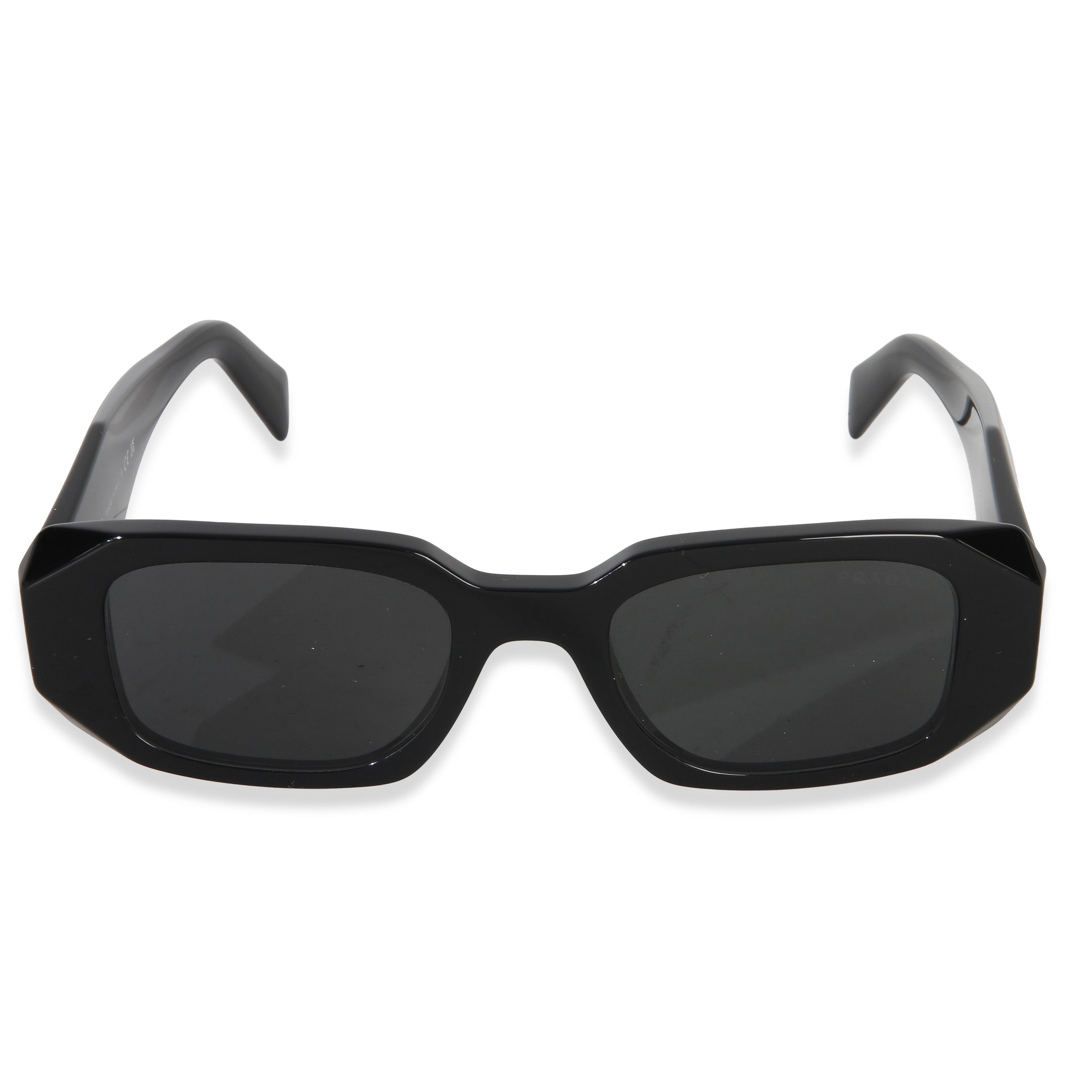 Black Acetate Square Frame Symbole Sunglasses