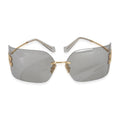 Gold Metal Grey Lens Aube Sunglasses