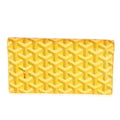 Yellow Goyardine Canvas Richelieu Wallet