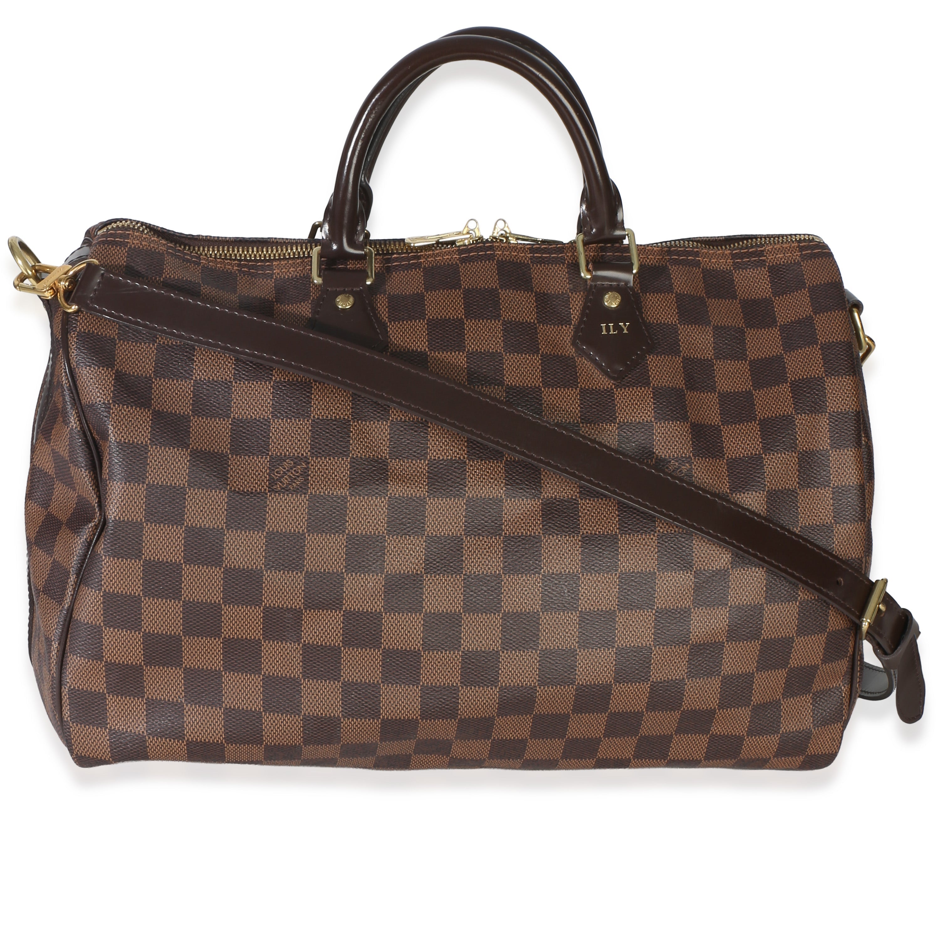 Damier Ebene Canvas Speedy Bandouliere 35