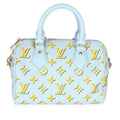 Blue Yellow Calfskin Empreinte Monogram Speedy Bandouliere 20