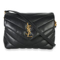 Black Y Quilted Calfskin Monogram Toy Loulou Crossbody