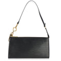 Black Epi Pochette Accessoires 24