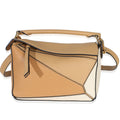 Dune Warm Desert Calfskin Small Puzzle Bag