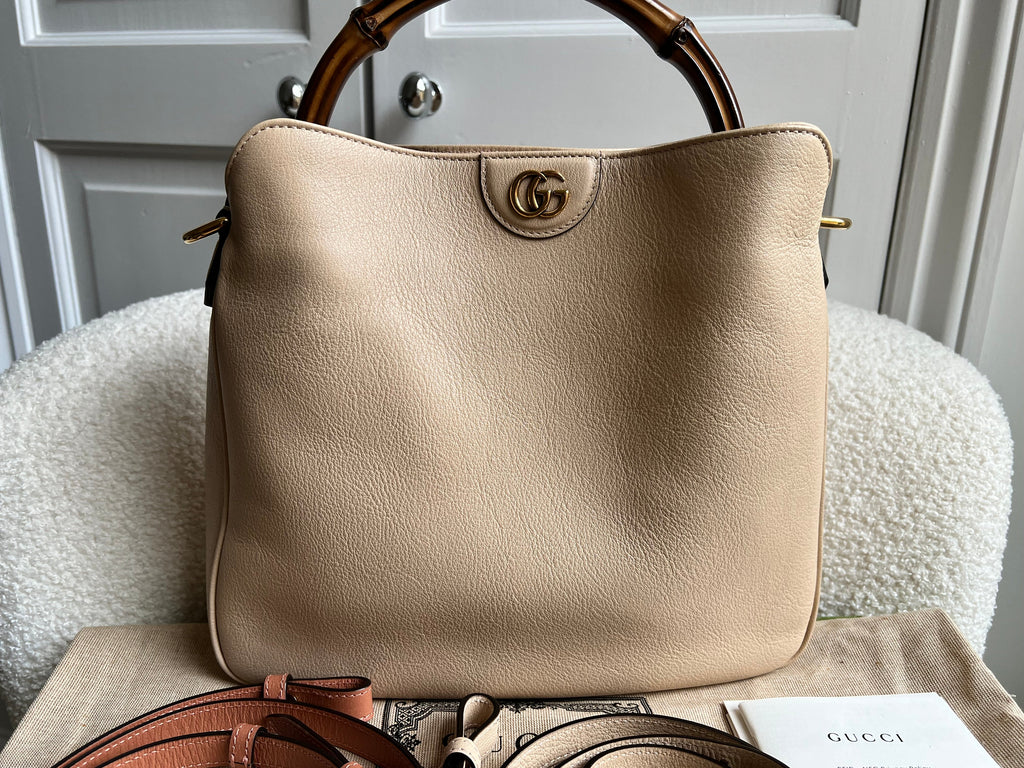 Gucci Cream Medium Diana Hobo (RRP £2110)