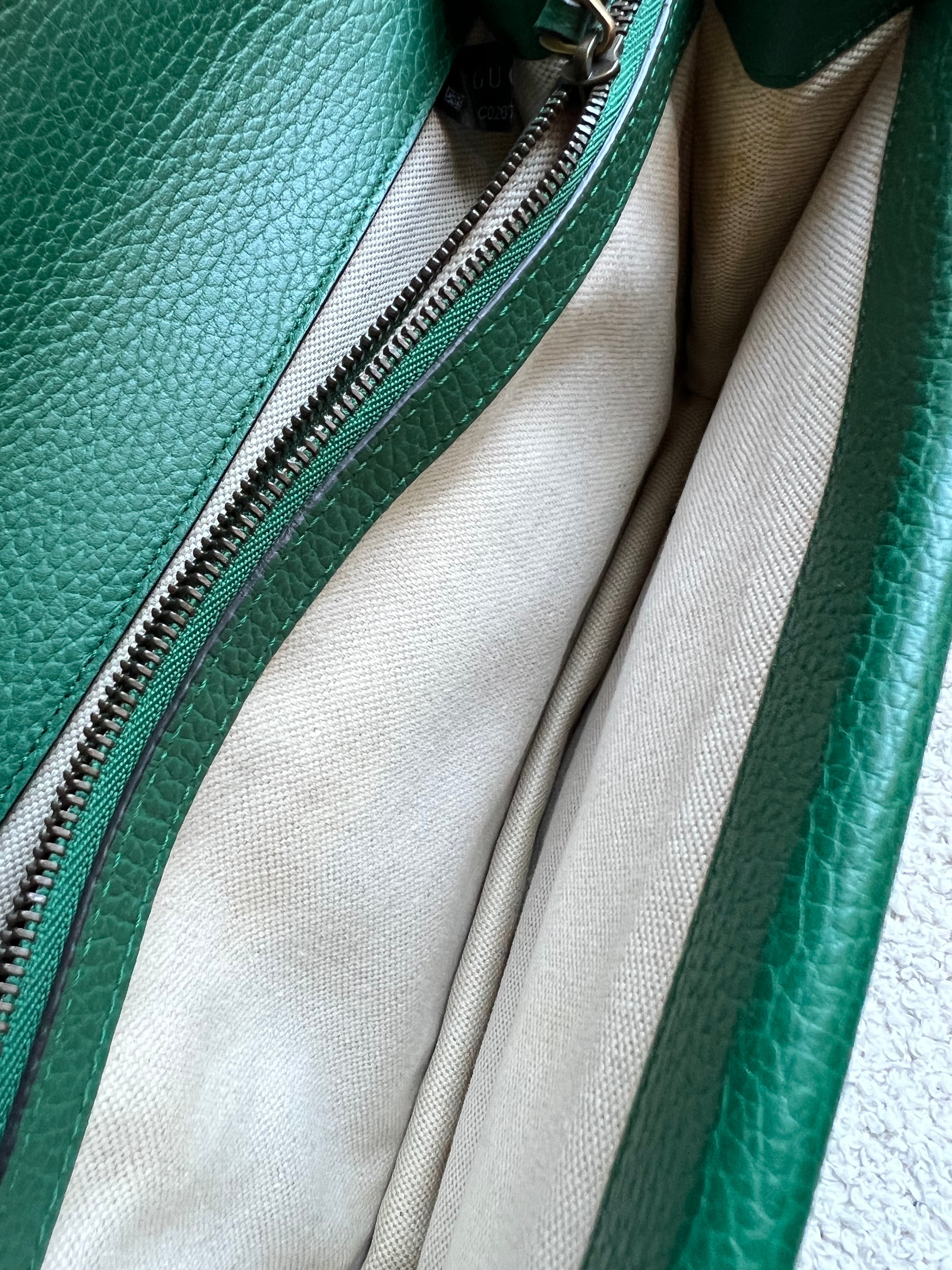 Gucci Dionysus GG Green Small Shoulder Bag (RRP £2,670)