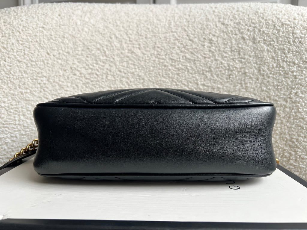 Gucci GG Black Marmont Small Shoulder Bag (RRP £1440)