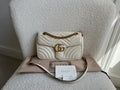 Gucci GG White Marmont Small Shoulder Bag (RRP £1890)